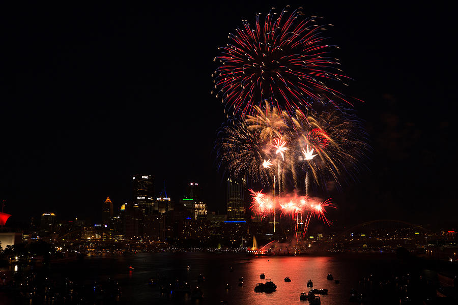 Fireworks No. 2 Photograph By Mark Milar - Pixels