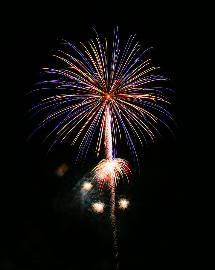 Fireworks 3 Photograph by Acadia Photography - Fine Art America