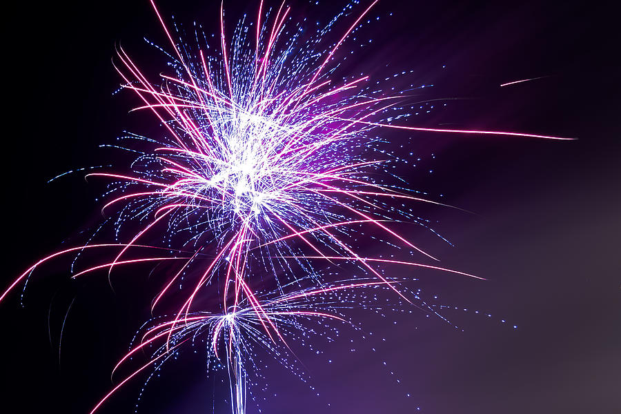 Fireworks - Purple Haze Photograph by Scott Lyons