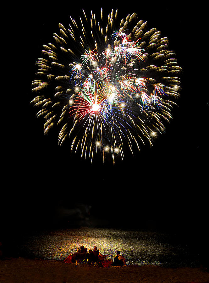 Fireworks Photograph by Rick Mosher