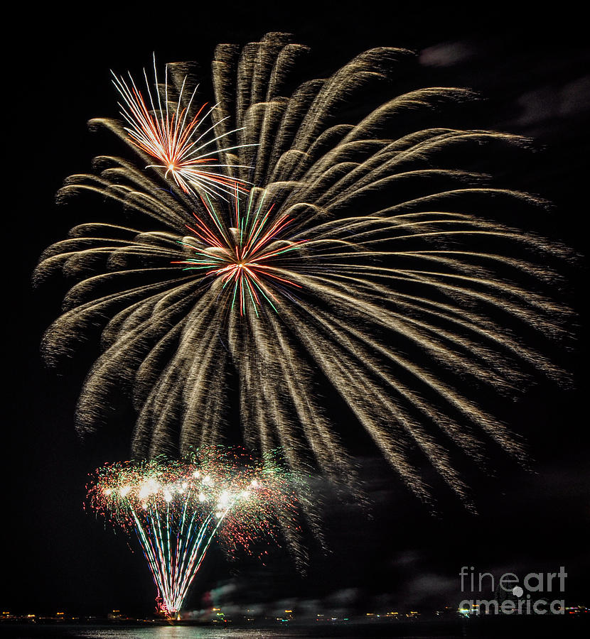Fireworks Photograph by Ronald Grogan