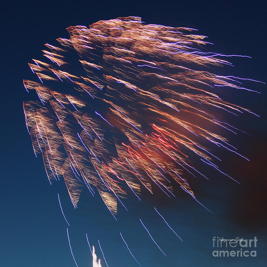 Fireworks Series I Photograph by Suzanne Gaff