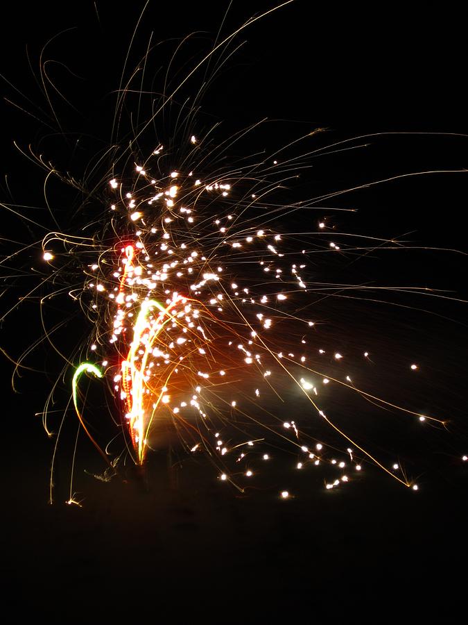 Fireworks series no.1 Photograph by Ingrid Van Amsterdam