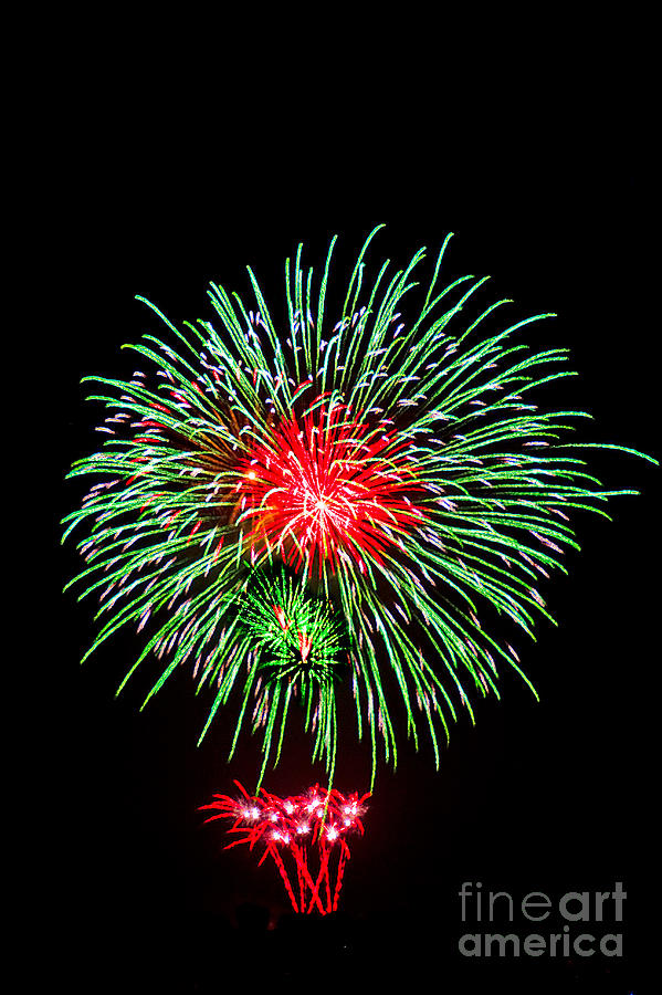 Independence Day Photograph - Fireworks by Spencer Grant