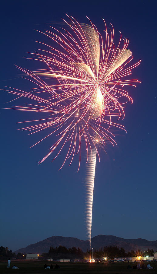 Fireworks Photograph by Wesley Elsberry