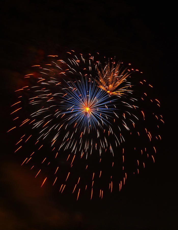Independence Day Photograph - Fireworks1 by Flees Photos