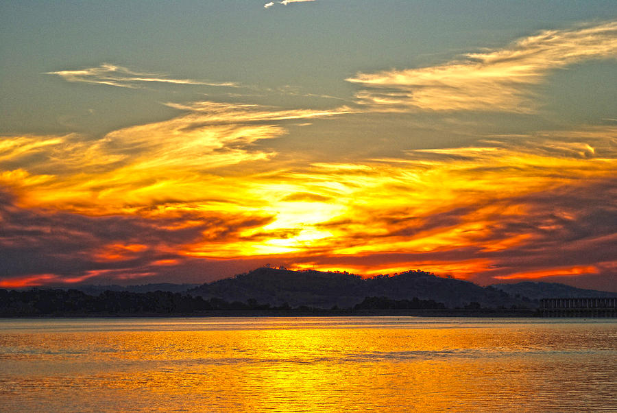 Firey Sunset Photograph By Trevor Squire Fine Art America