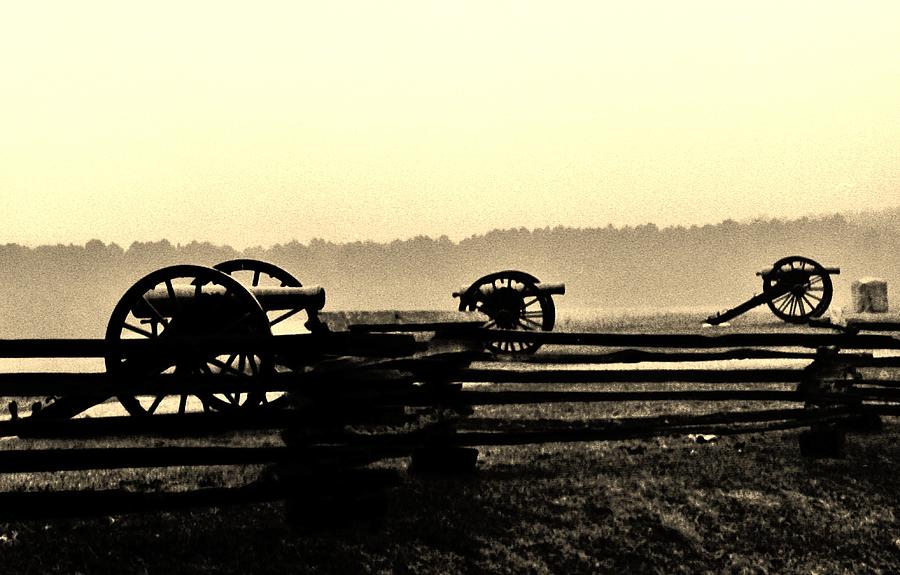 Cannon Photograph - Firing Line by Daniel Thompson