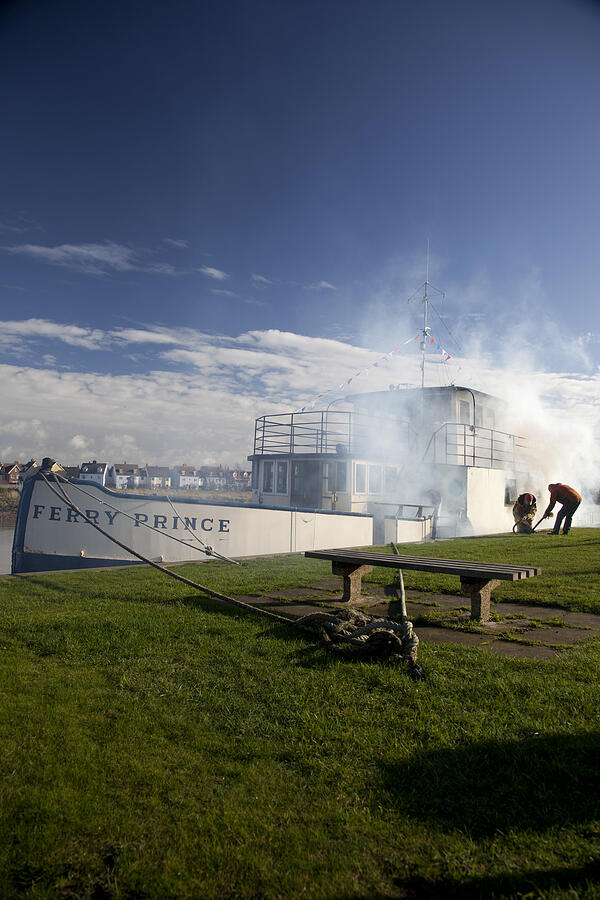Firing Up The Old Ferry Prince Photograph by David Davies