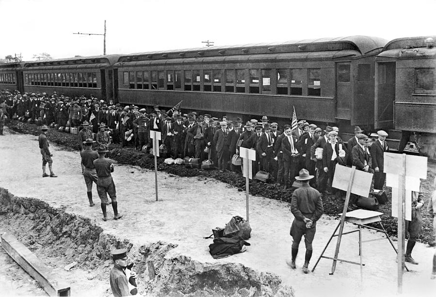 First American WWI Conscripts Photograph by Underwood Archives - Fine ...