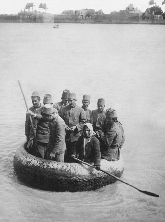 Boat Photograph - First Balkan-Turkish War by Underwood Archives