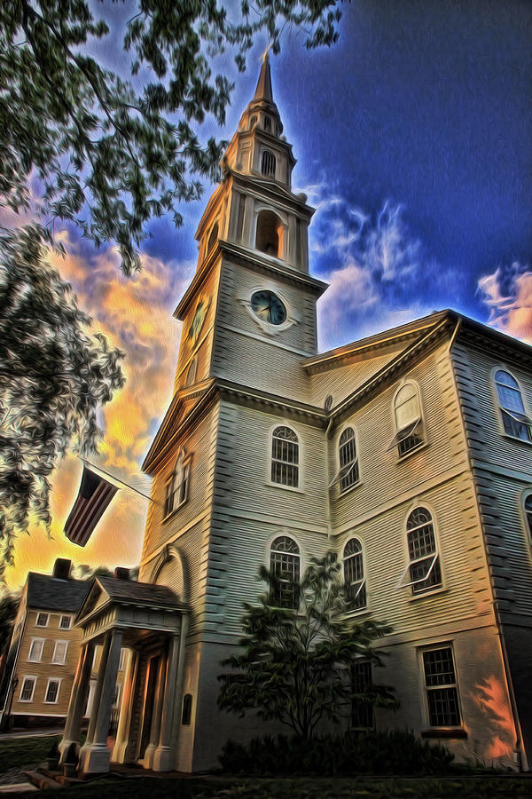 First Baptist Church in America - Providence Photograph by Stephen Stookey