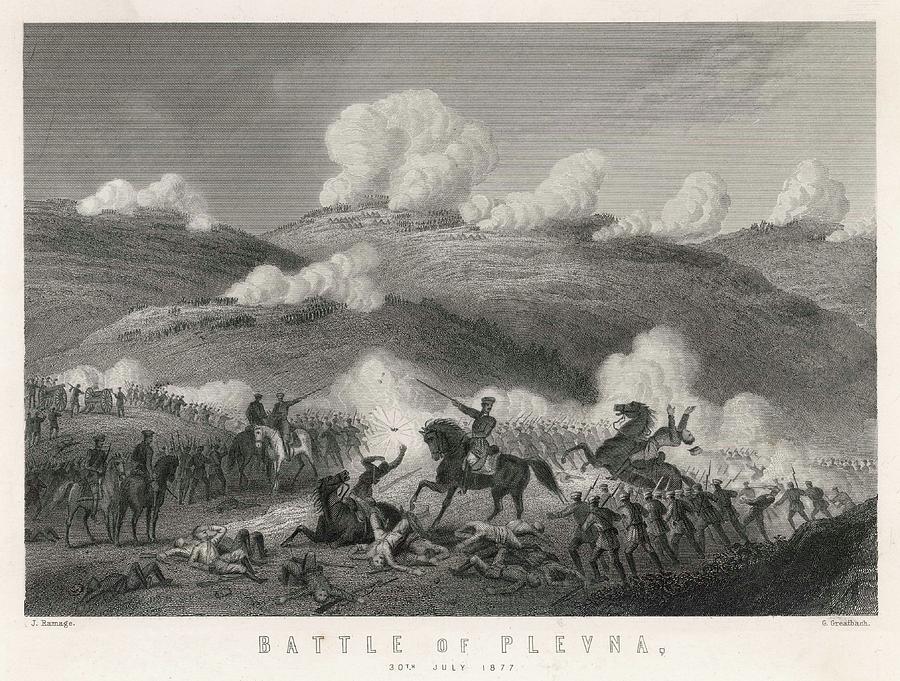 First Battle Of Plevna The Romanians Drawing by Mary Evans Picture ...