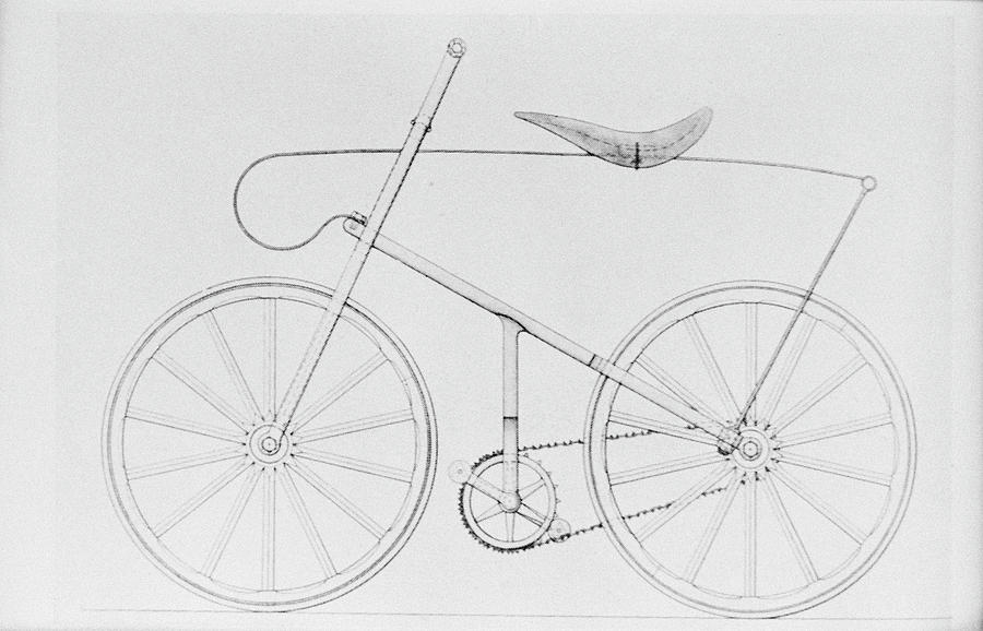 First Chain-driven Safety Bicycle Photograph by Science Photo Library