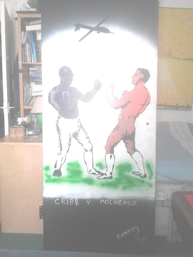 First Ever World Title Fight Cribb V Molineaux Painting