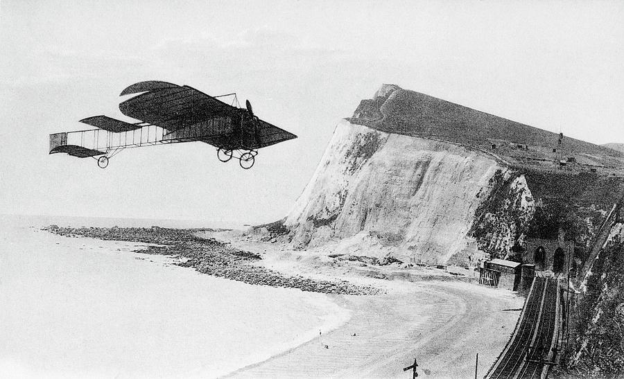First Flight Over English Channel Photograph by Cci Archives/science Photo Library