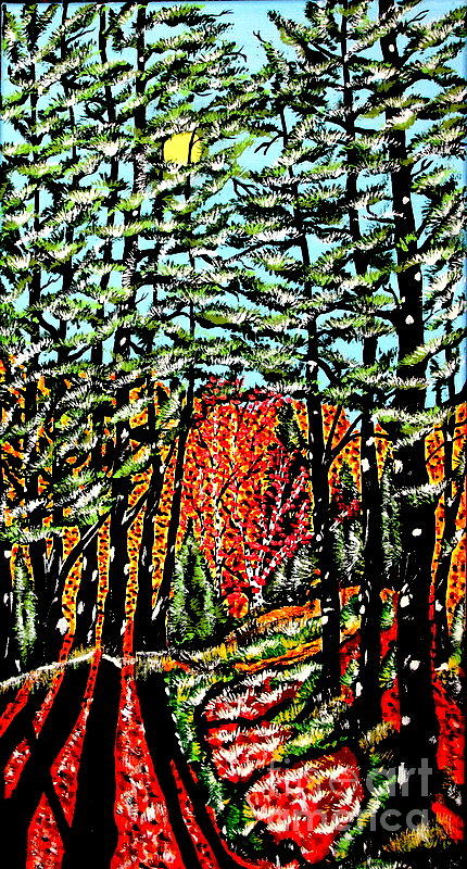 Tree Painting - First Frost by Jeffrey Koss