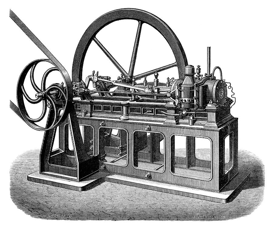 First Gas Engine Photograph by Science Photo Library Pixels