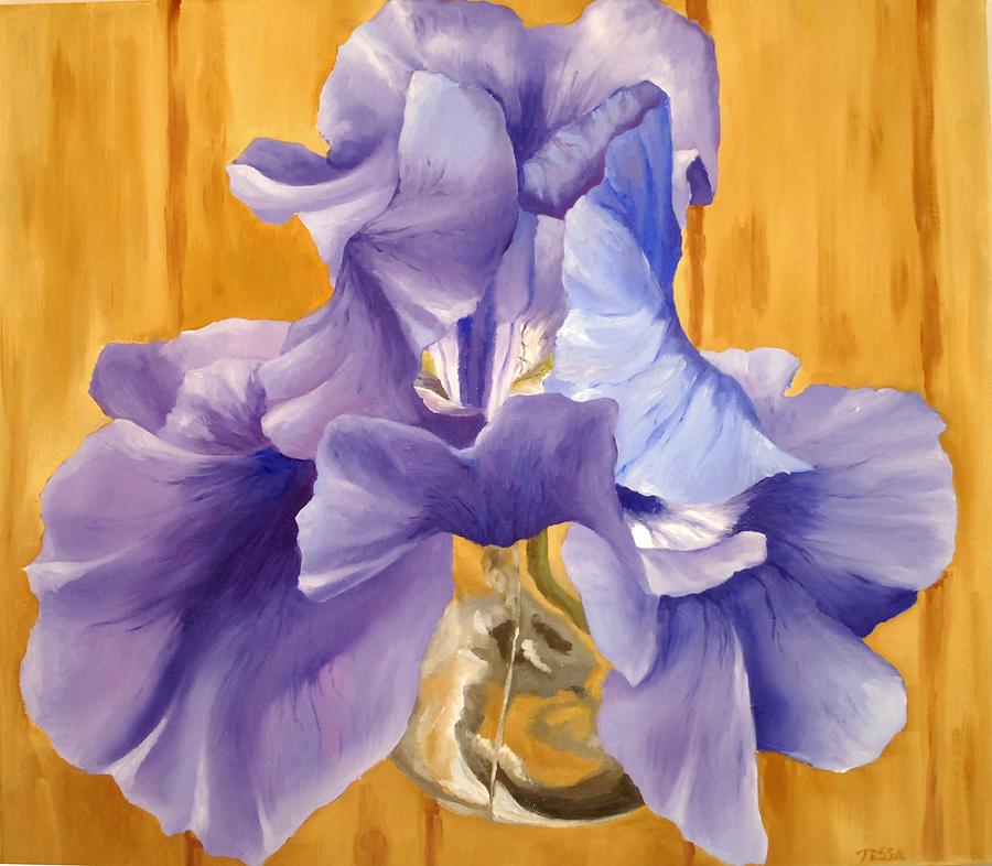 Impressionism Painting - First Iris of the Season by Tessa Barsic