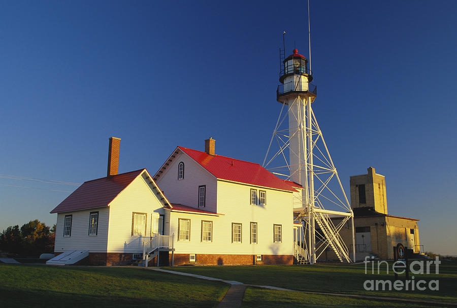 First Light At Whitefish Point Photograph by David N. Davis