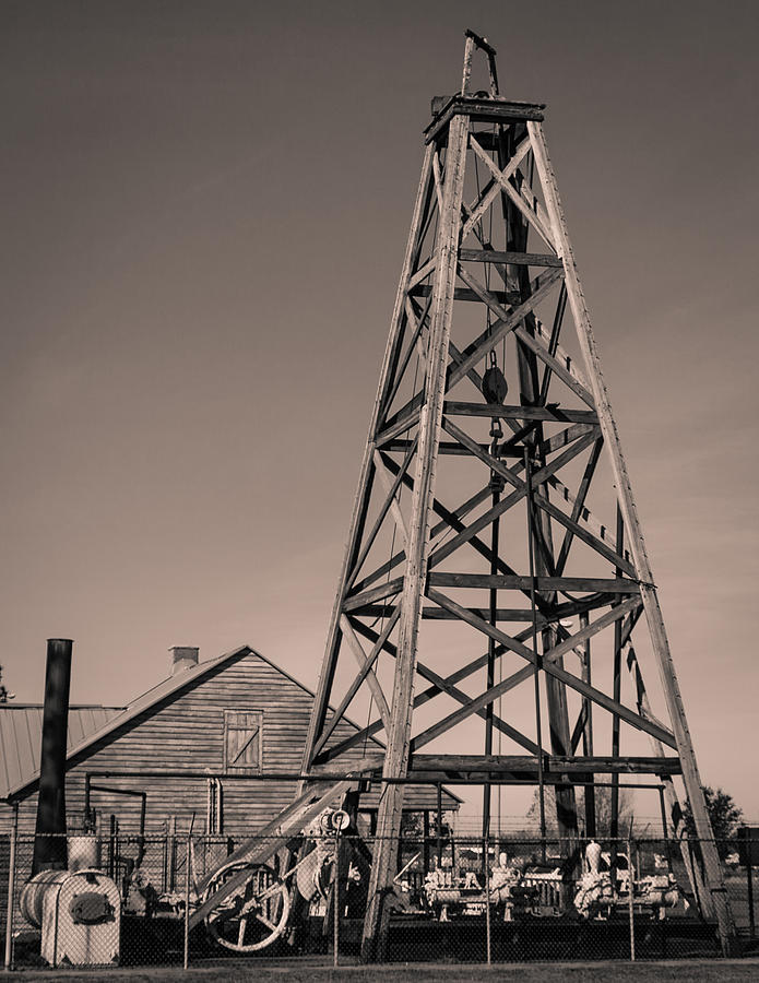 First Louisiana Drilling Rig Photograph by Gregory Daley  MPSA