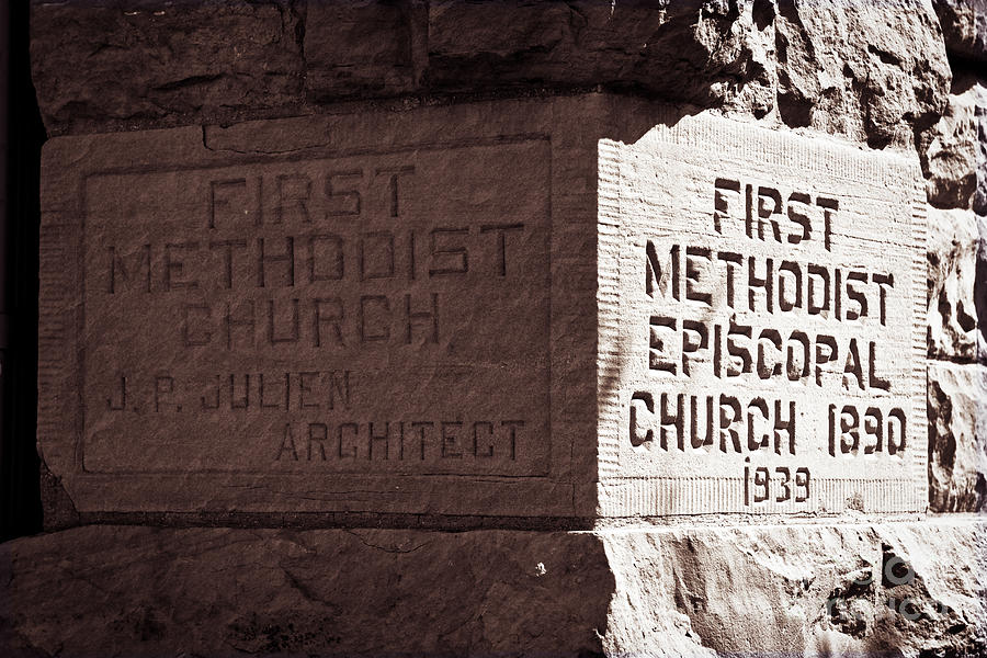 First Methodist Episcopal Church Photograph by Lawrence Burry