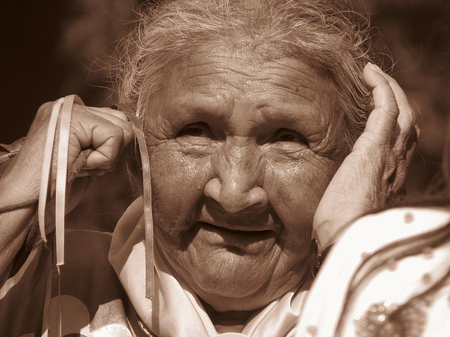 First Nations Elder Lady Photograph by Alex Call First Nations Elder Lady Photograph by Alex Call