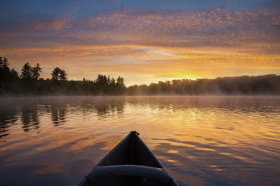 First Person View Of Canoeist Paddling Photograph by Johnathan ...