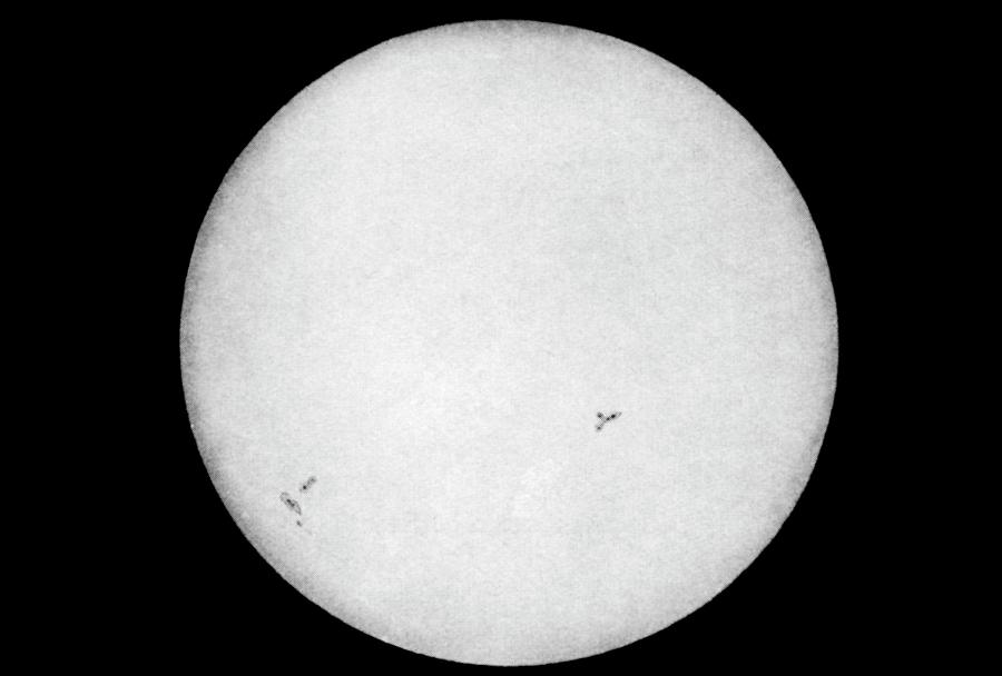 First Photograph Of The Sun Photograph by Royal Astronomical Society