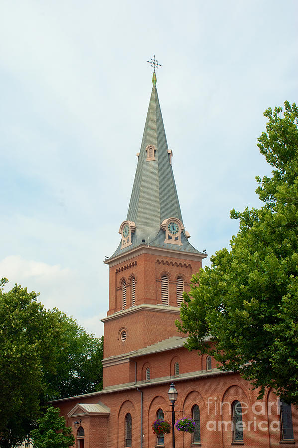 First Presbyterian Church of Annapolis Steeple  Photograph by Mark Dodd