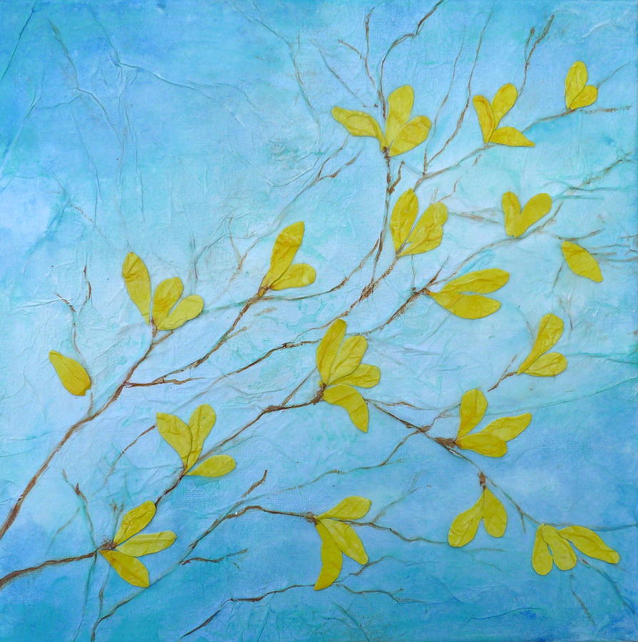 First Signs of Spring Painting by Carla Parris