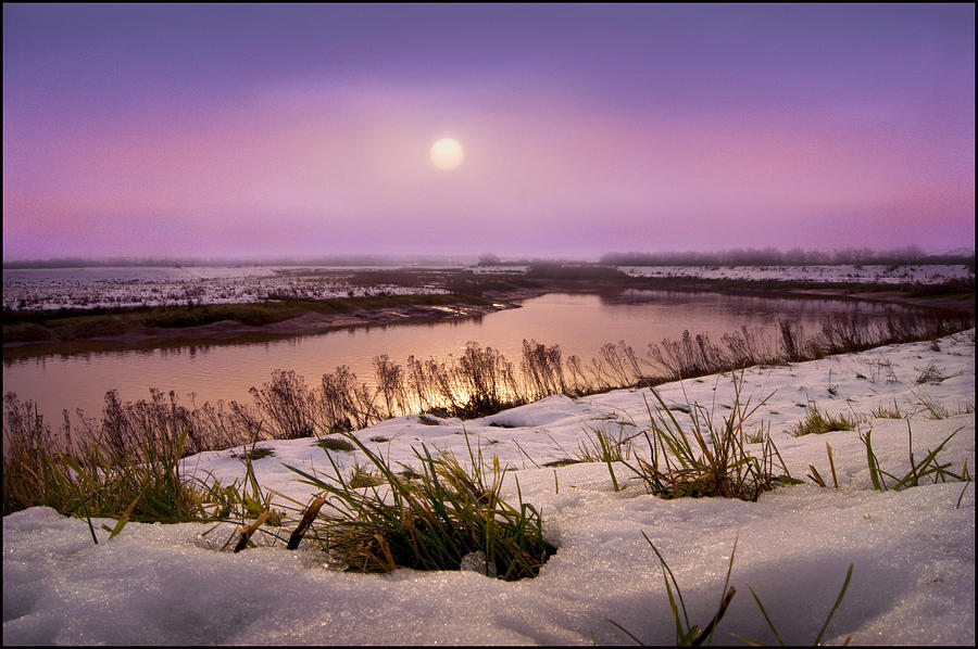 Sunset Photograph - First Signs of Winter by Adrian Campfield