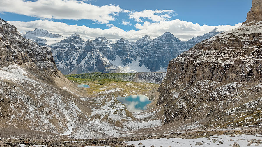 First Snow Sentinel Pass Banff National Park Canada Photograph by