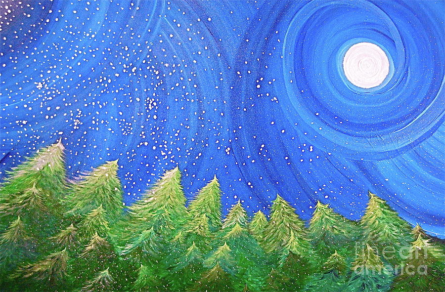 First Snow by jrr Painting by First Star Art