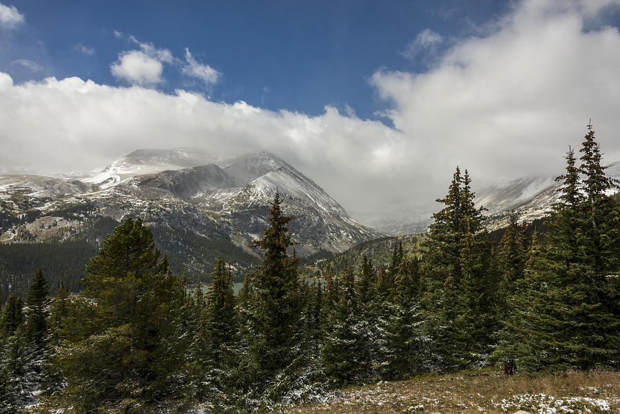 Landscape Photograph - First Snow On Mount Lincoln - Colorado by Brian Harig
