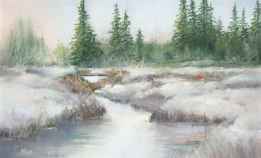 First Snow Painting by Paula Wild - Fine Art America