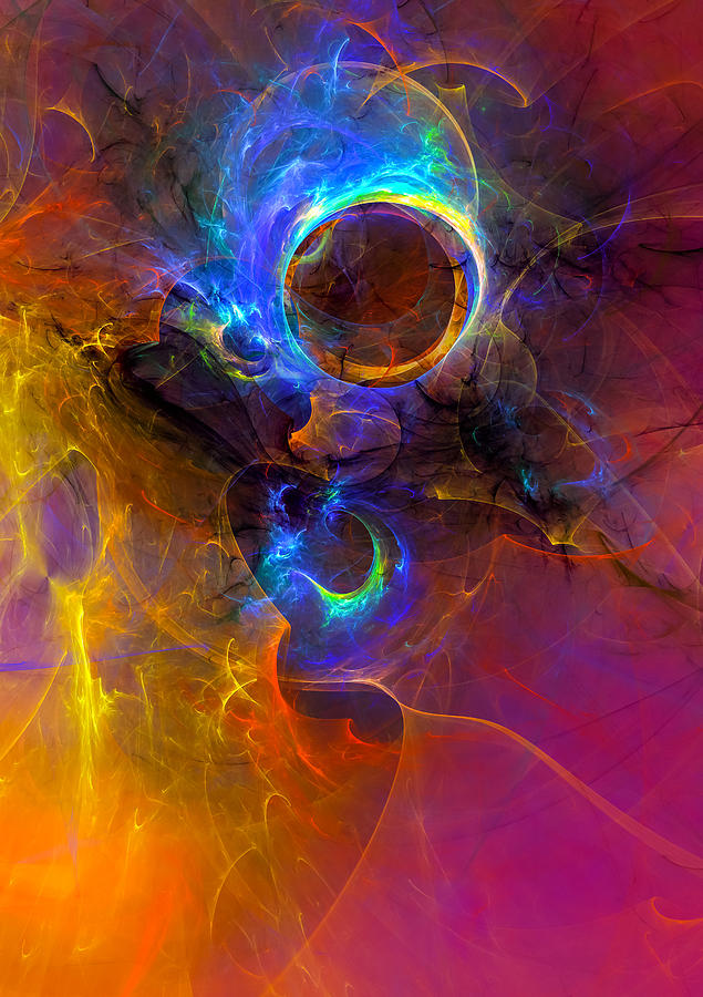 First step on Mars Digital Art by Modern Abstract