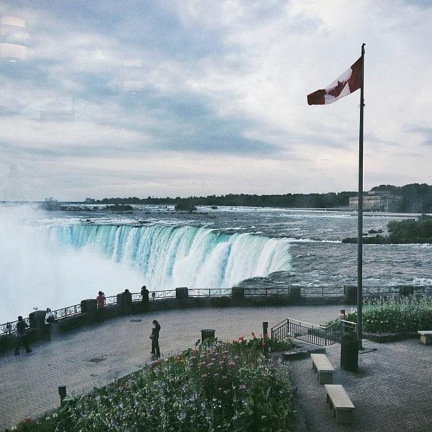 Canada Photograph - First Stop. #niagarafalls #canada by Jerry Ng