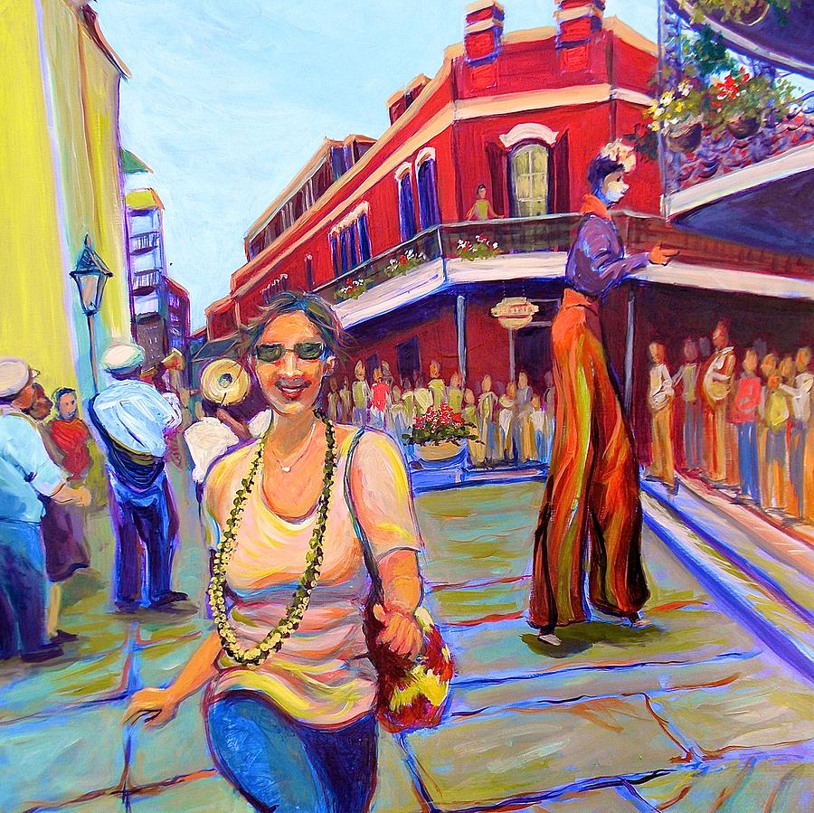 First Trip To New Orleans Painting by Jeanette Jarmon