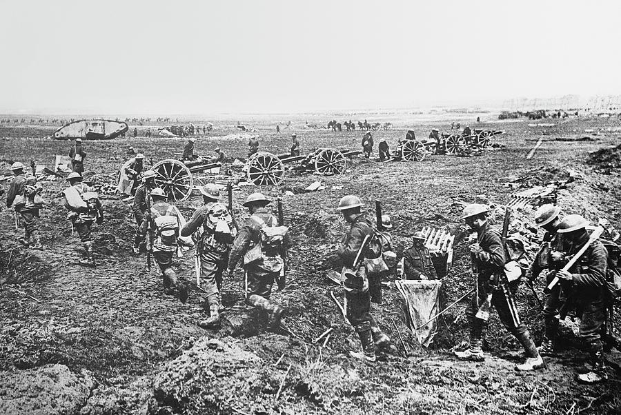 First World War Battlefield Photograph by Library Of Congress