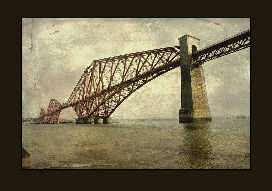 Architecture Painting - Firth of Forth Bridge II by AGeekonaBike Photography