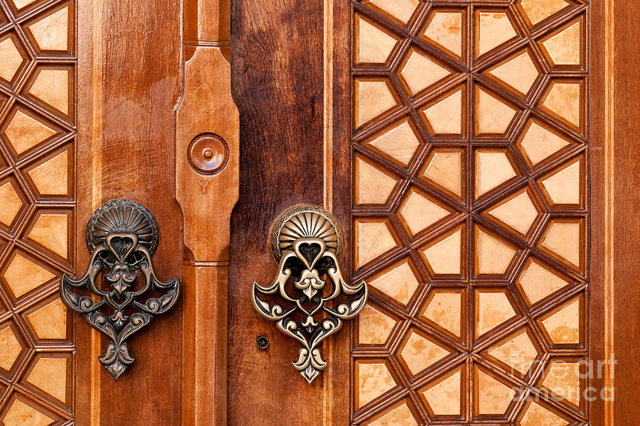 Firuz Aga Mosque Door 01 Photograph by Rick Piper Photography