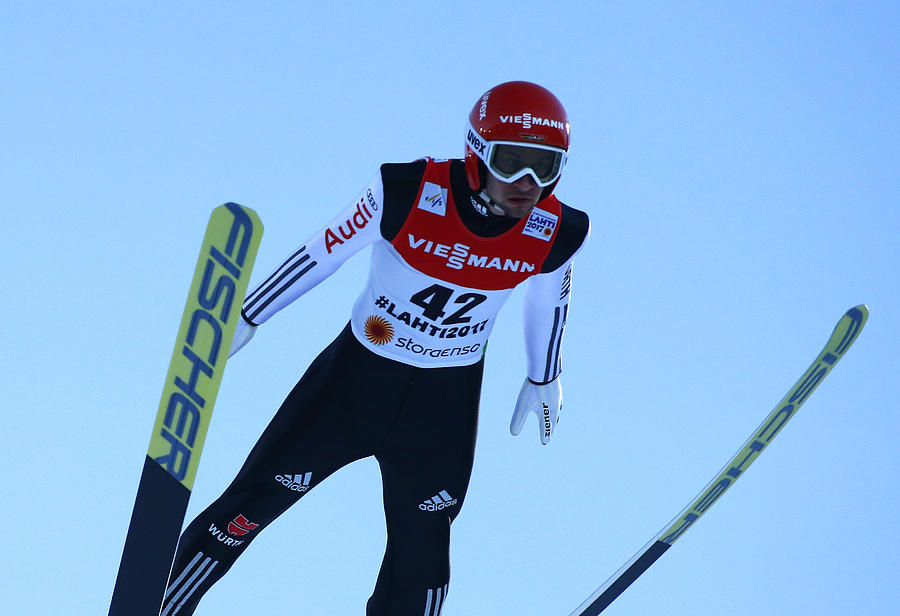FIS Nordic World Ski Championships - Mens Ski Jumping HS100 Photograph by Giovanni Auletta/Agence Zoom