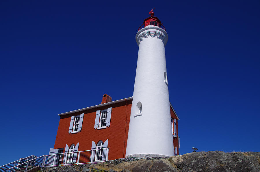 Landmark Photograph - Fisgard Lighthouse 4 by Marilyn Wilson