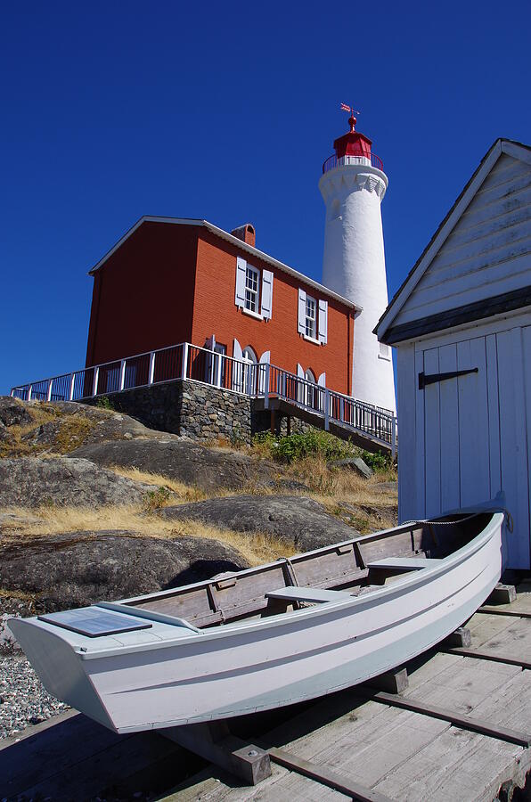 Fisgard Lighthouse in Victoria Photograph by Marilyn Wilson