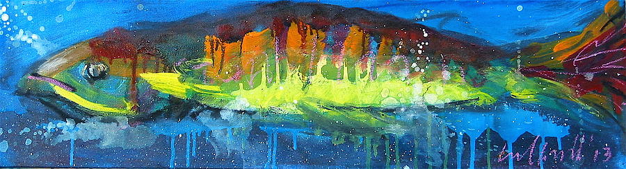 Fish 3 Painting by Les Leffingwell