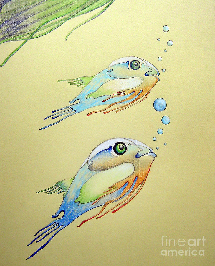 Fish Drawing by Alexa Szlavics