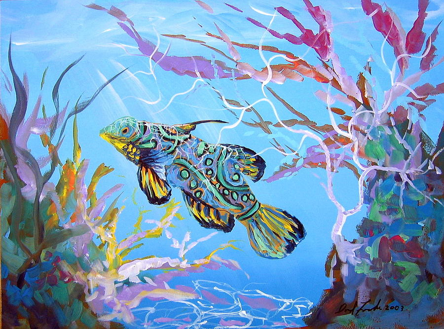 Fish and Coral Painting by David Francke - Fine Art America