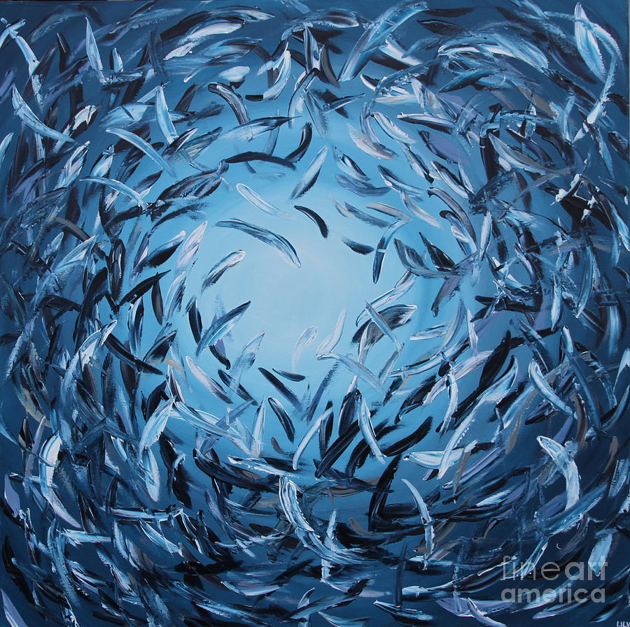 Fish Ballet SOLD Painting by Lilu Lilu - Pixels