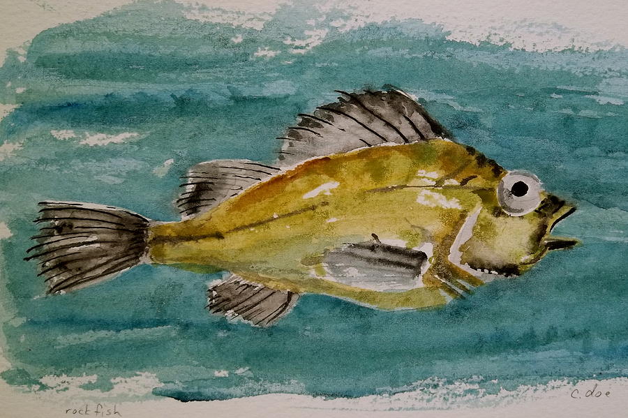 Fish Painting by Carolyn Doe